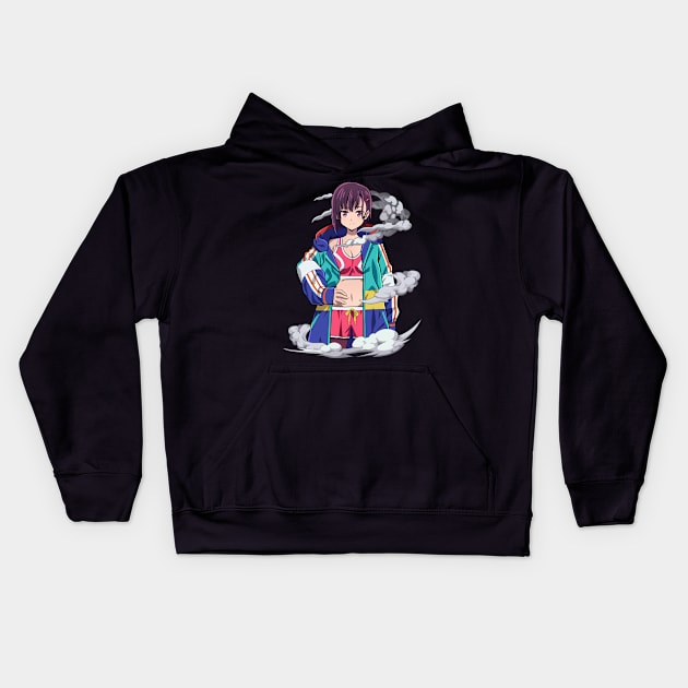 Zom 100 - Shizuka Mikazuki Kids Hoodie by mounier